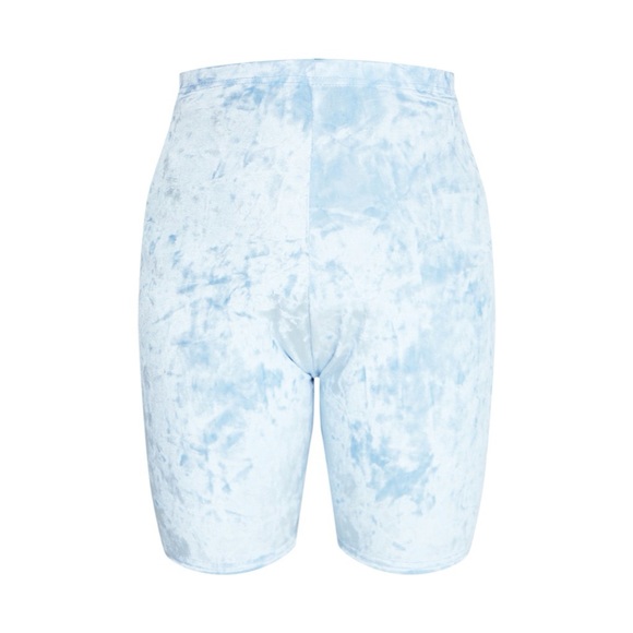 🛑 Pretty Little Thing x Saweetie Baby Blue Velvet Set - Picture 4 of 5